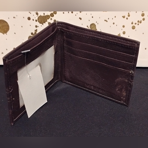 U.S Polo Assn. Brown Leather Men's Wallet NWT - Picture 3 of 3